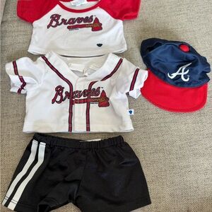 Atlanta Braves build a bear clothes - excellent condition